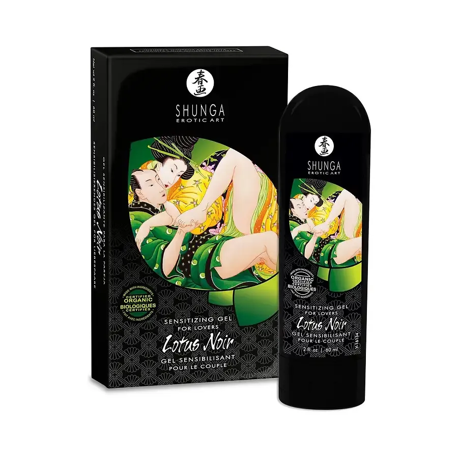 Збуджувальний гель для пар Shunga LOTUS NOIR (60 мл) з вітаміном Е та рослинним гліцерином Львів - фото 1