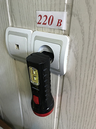Ліхтар ручний LED TIROSS TS-1129 – 2 з вбудованим акумулятором 500 mAh кемпінгова лампа світить до 1 Кам'янське - фото 6