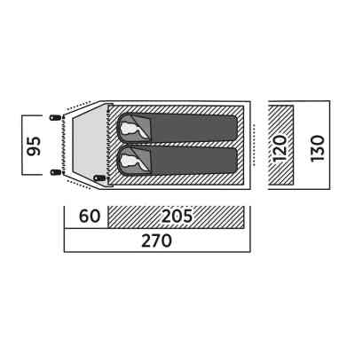 Намет Easy Camp Setesdal 2 (120476) (931547) Вінниця