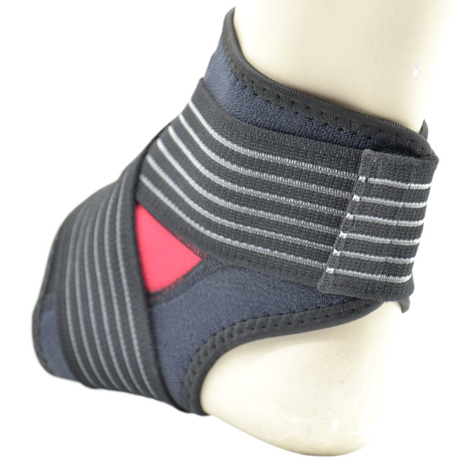 Бандаж на гомілкостоп Power System PS-6013 Neo Knee Support  Black/Red (1шт.) M Кам'янське - фото 8