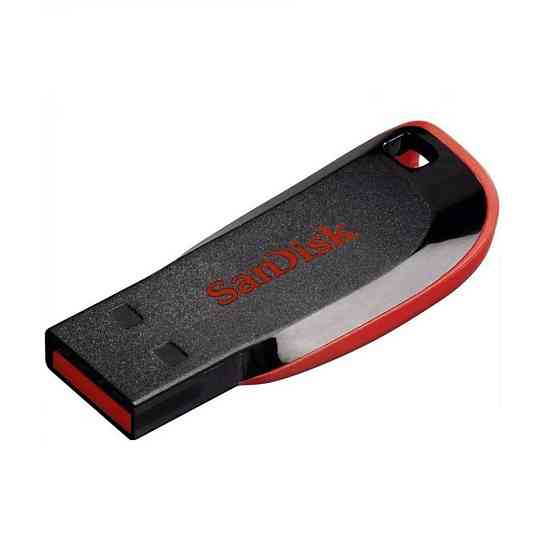 Флеш-накопичувач SanDisk USB 2.0 Cruzer Blade 64Gb Black/Red Київ