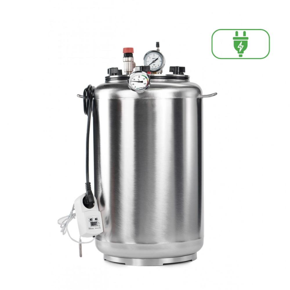 Автоклав бытовой А24 electro, универсальный на 24 банки, электрический из нержавеющей стали Киев - изображение 1