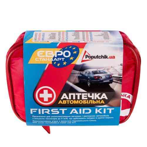 Автомобільна медична аптечка Євростандарт у м’якому футлярі за ТУ (02-005-М) Харків