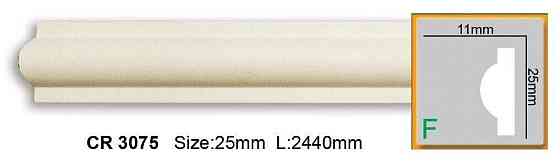 Молдинг полиуретановый гладкий Gaudi Decor CR 3075 Flexi Днепр