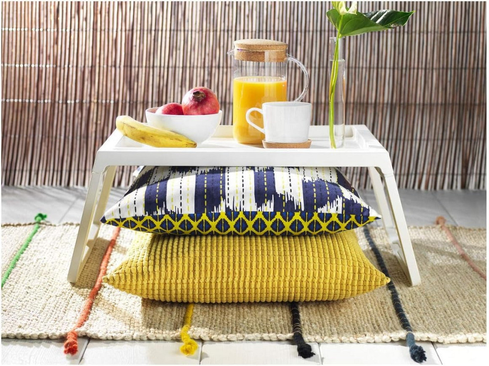 Стіл для ноутбука і планшета в ліжко розкладний, трансформер столик таця піднос для сніданку в ліжко, білий Кам'янець-Подільський - фото 7