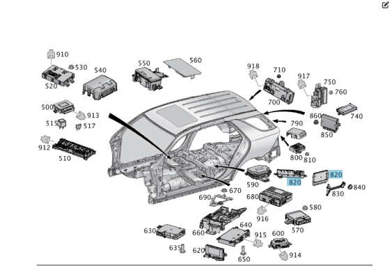 Mercedes-Benz  A2929001102 Блок керування пневмопідвіскою ML/GLE W166 GLE Coupe C292 GL/GLS X166 Одесса
