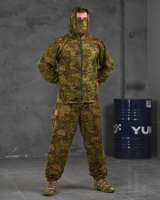 Костюм тактический маскировочный летний сетка варан хищник Одесса - изображение 13