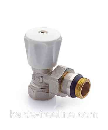 Кран радіаторний (вентильний) KOER KR.901-Gi кутовий 1/2" з американкою Харків