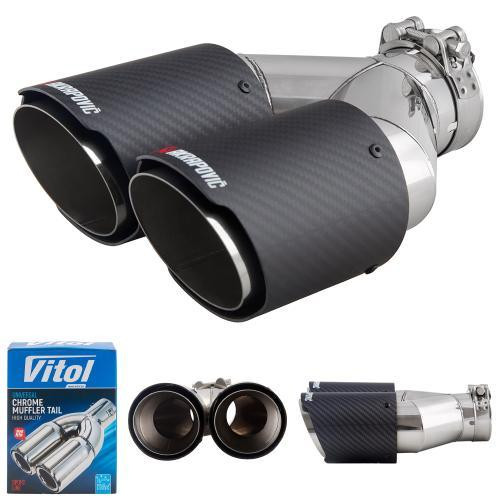 Насадка на глушник НГ-1135B матова, внутрішній діаметр 64мм, довжина 241мм, 2 зовнішніх діаметра 89мм Харків - фото 1