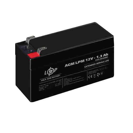 Аккумулятор AGM LPM 12V - 1.3 Ah Киев
