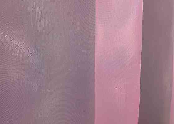 Тюль VR-Textil 002т Органза однотонна Рожевий 300х270 см (42-0487) Київ