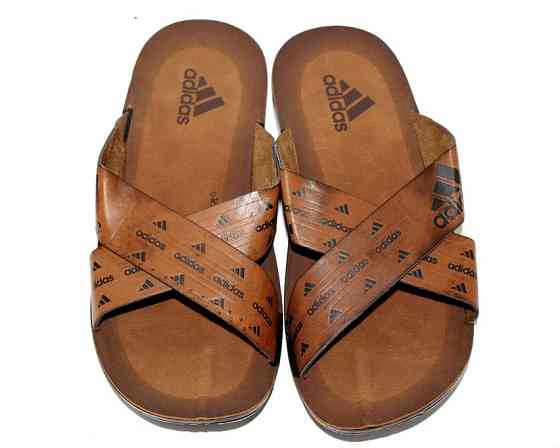Чоловічі Шльопанці капці Adidas Сланці Руді Адідас ( розміри: 40,41,42,43,44,45) Дніпро