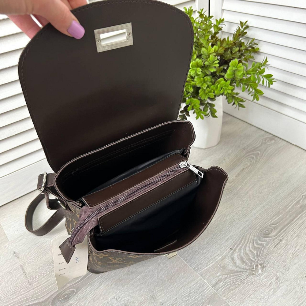 Брендовый женский рюкзак-сумка. Женский маленький брендовый рюкзак Louis Vuitton Киев - изображение 3