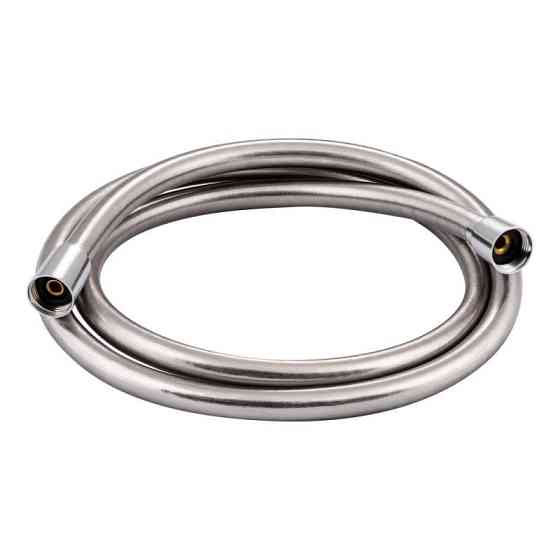 Шланг для ручного душу полімерний Qtap Hadice 1600 мм QTHADPVC160C Chrome Харків