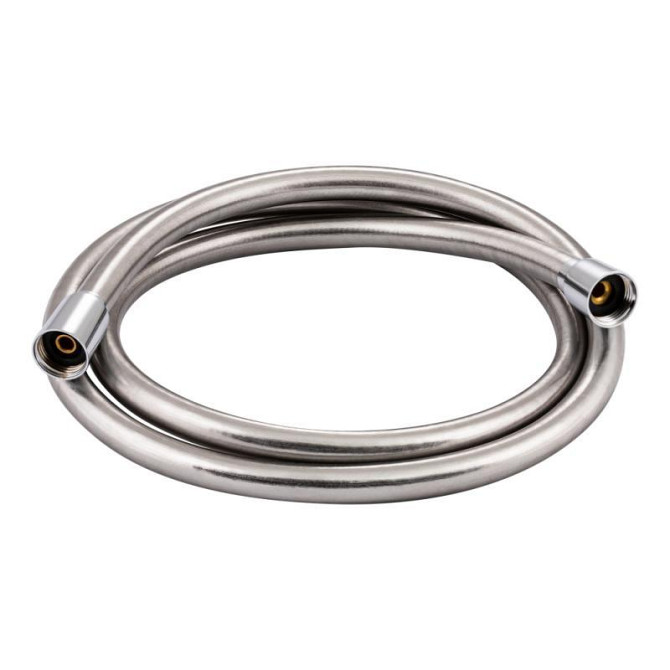 Шланг для ручного душу полімерний Qtap Hadice 1600 мм QTHADPVC160C Chrome Харків - фото 1