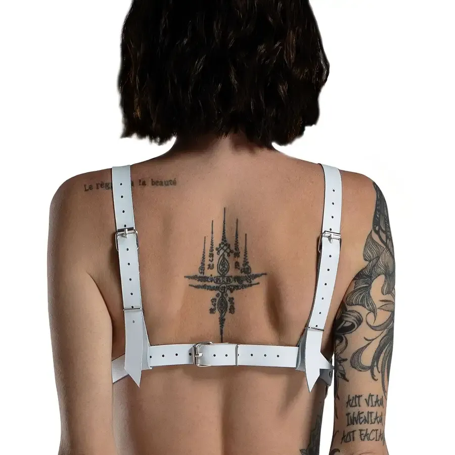 Ліф з натуральної шкіри Feral Feelings - Bikini Top White Львов - изображение 3