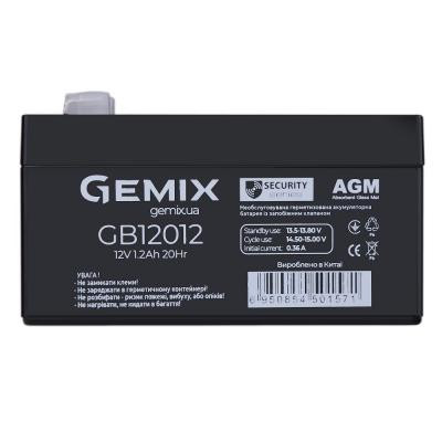 Батарея к ИБП Gemix GB 12В 1.2 Ач (GB12012) Винница - изображение 1