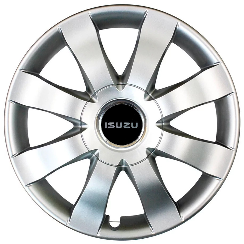 Автомобільні модельні ковпаки R15 Isuzu 323 4шт, SJS, сріблясті Київ - фото 1