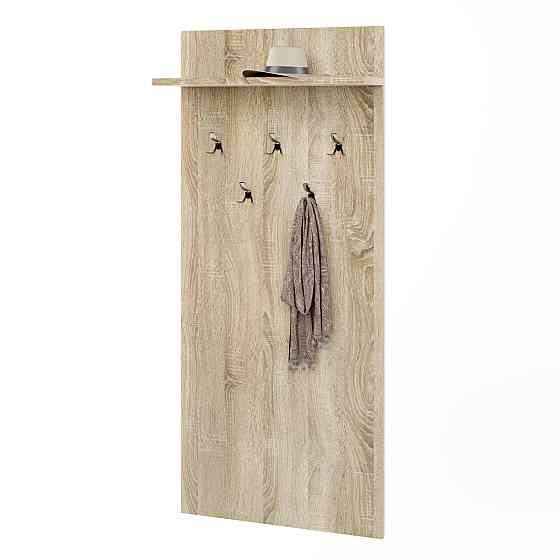 Вешалка на стену Эверест Соната-600 60х130 см Дуб сонома (DTM-2120) Львов