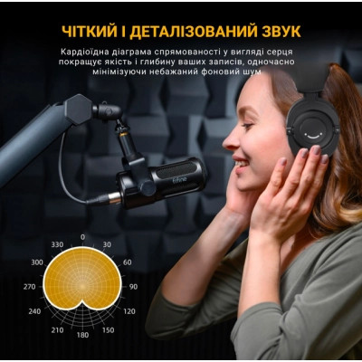 Микрофон Fifine Tank1 XLR Black (Tank1) Винница - изображение 6