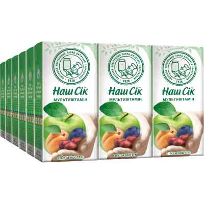 Сік Наш Сік Мультивітамінний 330 мл (4820016252455) Вінниця