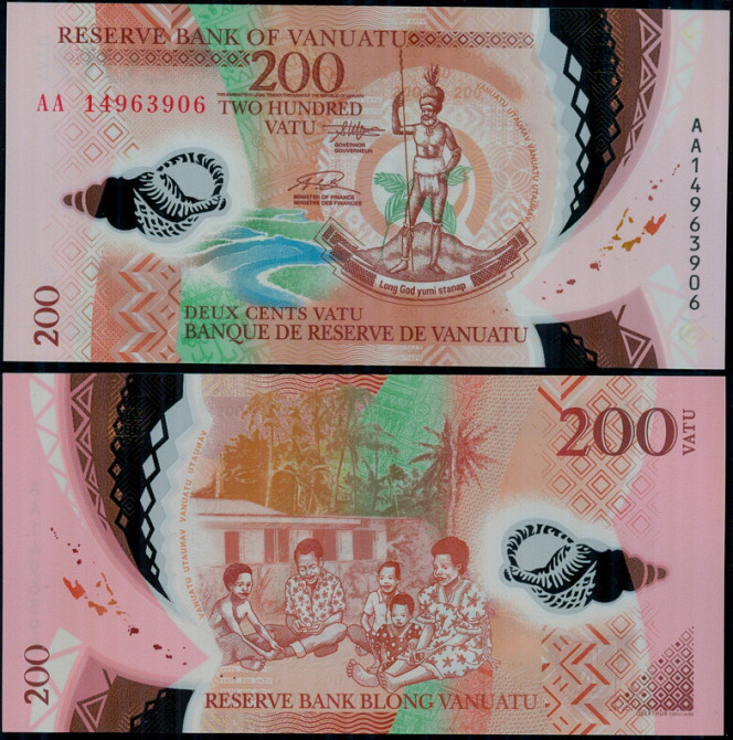 Вануату / Vanuatu 200 vatu 2014 UNC Полтава - фото 1