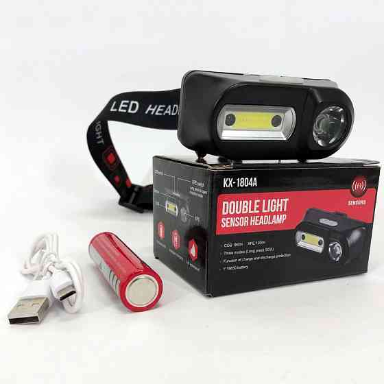 Налобна лампа Bailong BL-1801A, Професійний світлодіодний ліхтарик на голову, Легкий ліхтарик на голову EQ-14 Львів