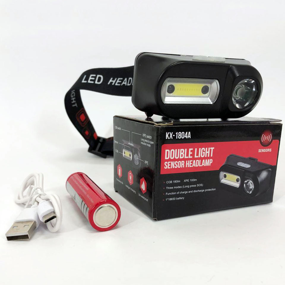 Налобна лампа Bailong BL-1801A, Професійний світлодіодний ліхтарик на голову, Легкий ліхтарик на голову EQ-14 Львів - фото 3