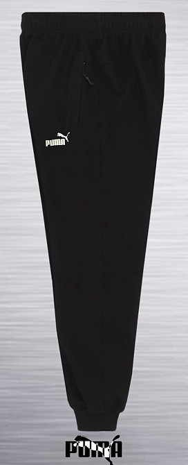 Мужские батальные штаны Puma Sweat Pants, ткань капа клетка Киев - изображение 1