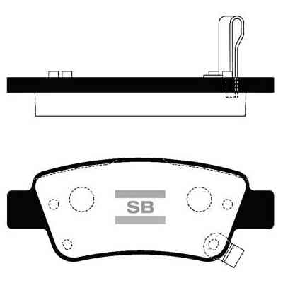 Тормозные колодки HI-Q SP1568 Винница