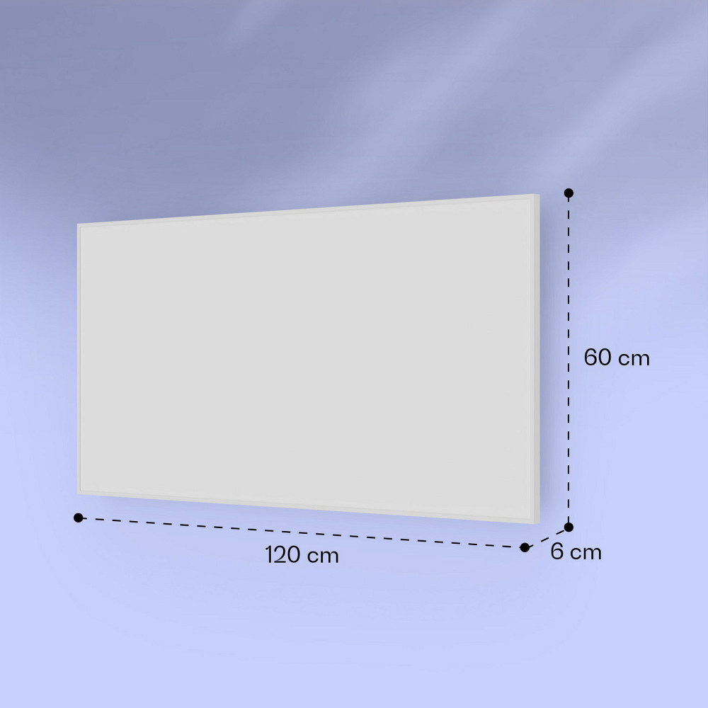 Стельовий інфрачервоний нагрівач Wondersky 700 Вт 60 x 6 x 120 см (ШхВхГ) IP44 700 Вт (Німеччина, читати Рівне - фото 7