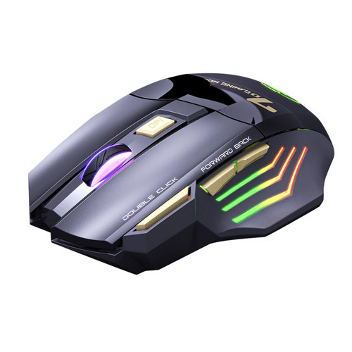 Беспроводная мышка iMice GW-X7, 2.4ГГц и Bluetooth, аккумулятор, подсветка, черная Киев - изображение 2