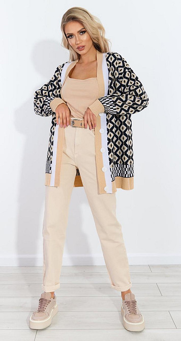 Стильний кардиган (50-52) Київ - фото 3