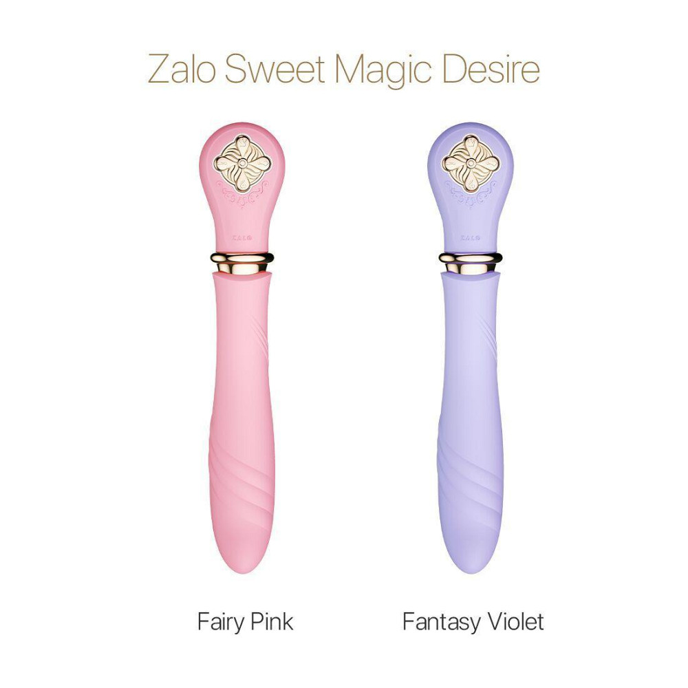 Пульсатор с подогревом Zalo Sweet Magic - Desire Fairy Pink, турбо режим Sex Aura Киев - изображение 8