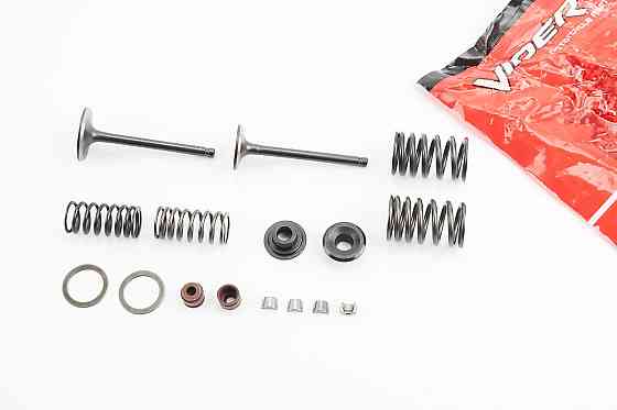 Клапан впуск., Вип. повний к-кт (клапан, сальник, пружина, сухар) 150cc Київ