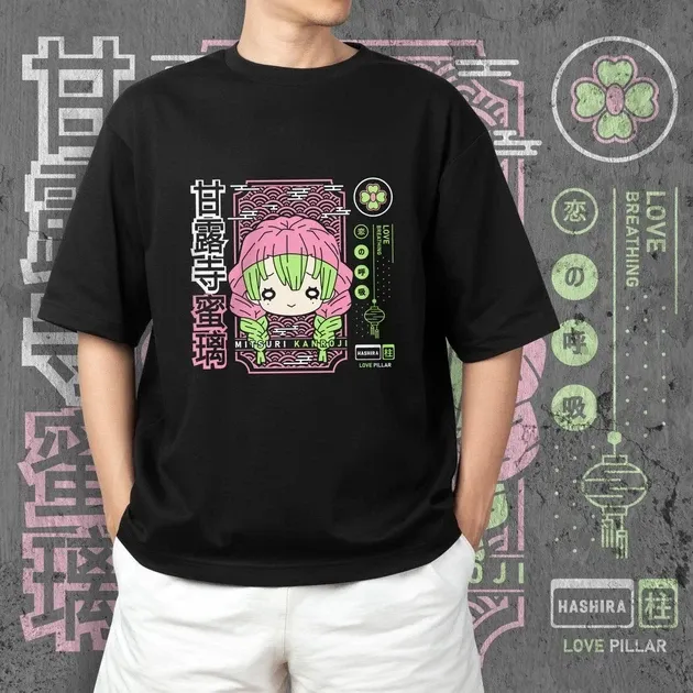 Футболка мужская с принтом Клинок, рассекающий демонов Міцурі Размер 48 Anime0439 Днепр - изображение 3