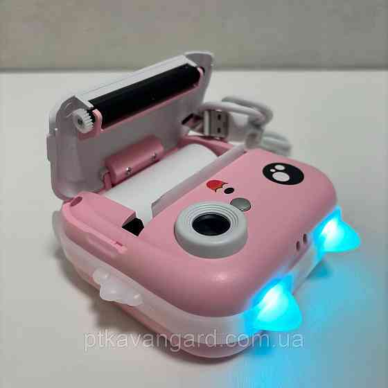 Фотоаппарат принтер детский с моментальной печатью 