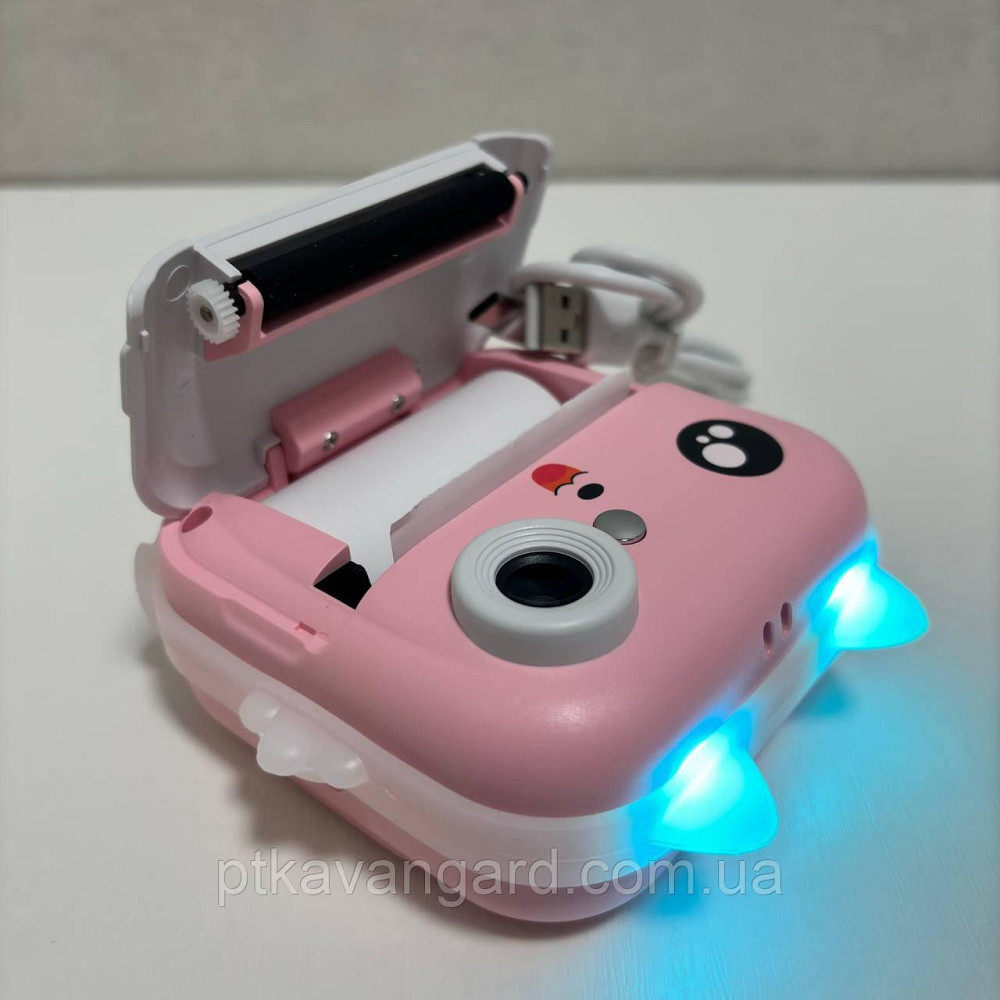 Фотоаппарат принтер детский с моментальной печатью 