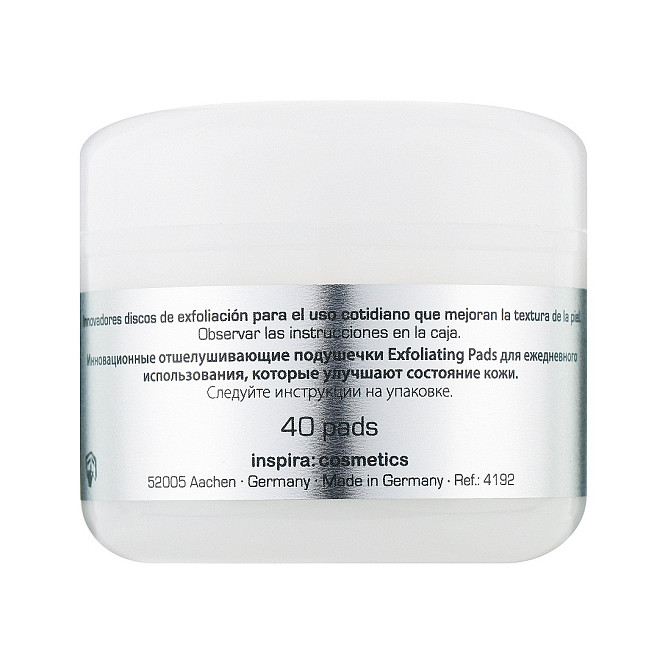Очищающие диски-спонжи для лица с AHA-кислотами Inspira Med 40 шт Киев - изображение 2