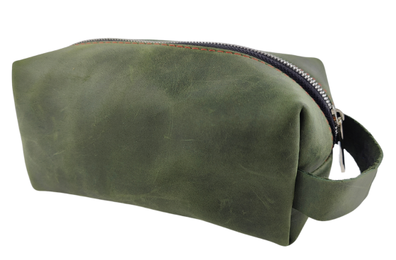 Косметичка несесер на блискавці PES з натуральної шкіри Київ
