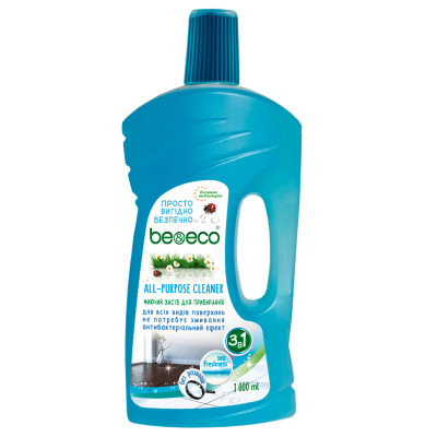 Средство для мытья пола Be&Eco универсал Морская свежесть 1 л (4820168433474) Винница - изображение 1