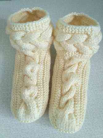 Домашние комнатные  тапочки носки , цвет молочный, удобные для дома работы топ Крохатушка одяг Киев