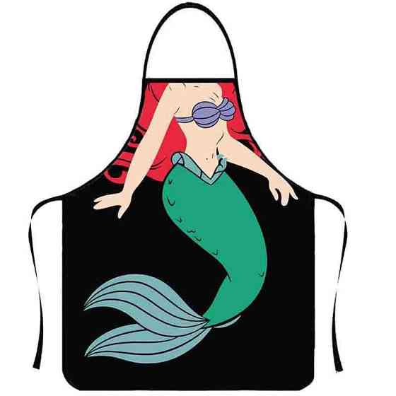 Фартух з приколом Русалка 73 на 57 см різнобарвний Київ