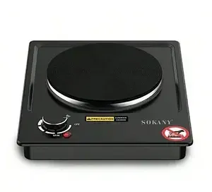 Электрическая плита (Диск) SK-07001 — компактная настольная плита 1500 Вт с равномерным нагревом и регулировко Одесса - изображение 4