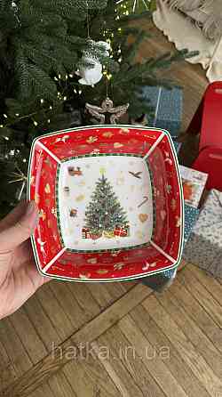 БЛЮДО НОВЕ СЕРВОВАНЕ "CHRISTMAS DELIGHT" 16СМ + ПОДАРУНОВА ПАКОВАННЯ Київ