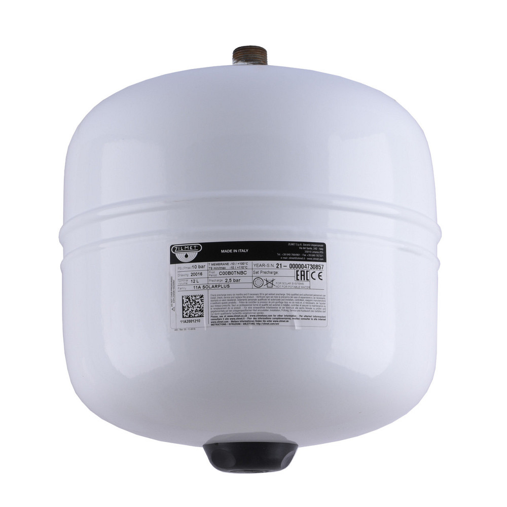 Бак Zilmet solar-plus для систем солнечного отопления 12л 10bar ( 11A2001210 ) (000023087) Киев - изображение 1