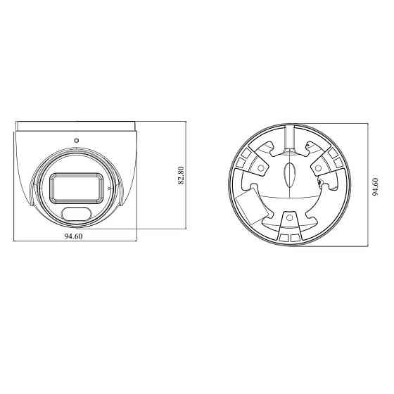 IP-відеокамера 4Mp TVT TD-9544C4(PE/WR1) Full Color f=2.8mm з мікрофоном (77-00443) Киев