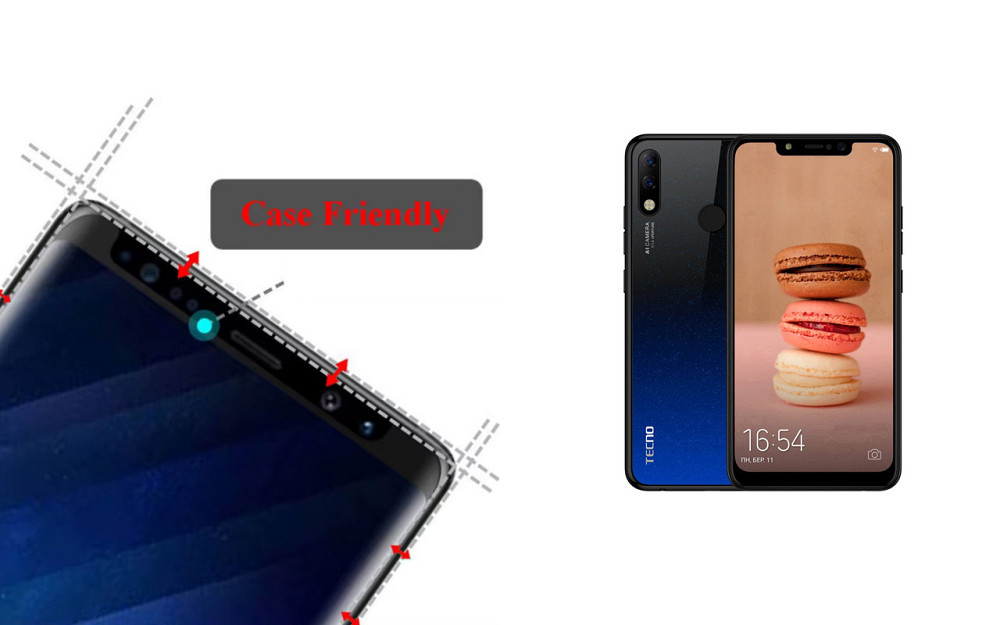 Защитное стекло HyperGlass Pro для Tecno Spark 3 Pro (KB8) – максимальная чувствительность и защита Киев - изображение 4