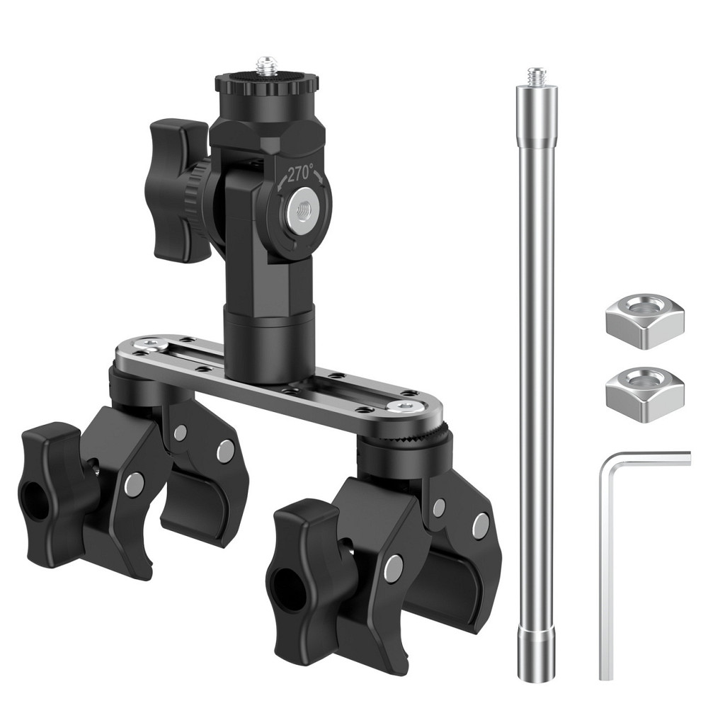 Кріплення для Insta360 на мотоцикл баггі квадроцикл подвійний краб AC Prof AL-51 Київ - фото 1