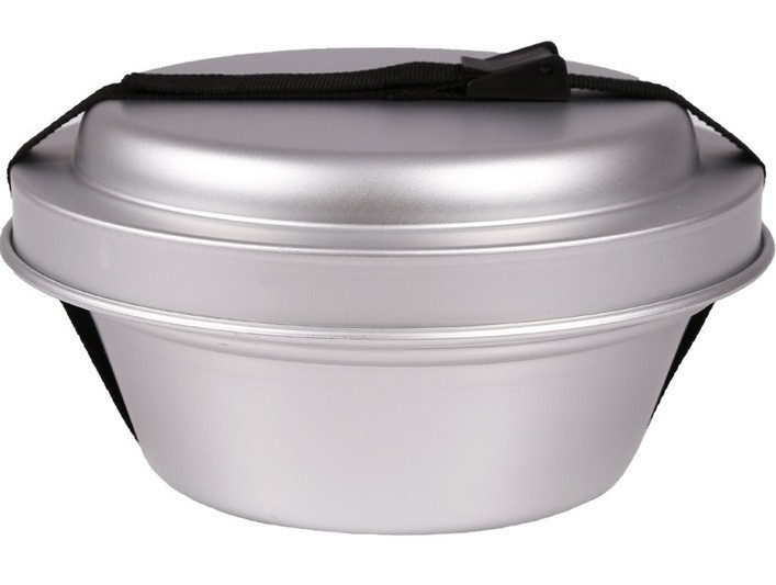 Туристичний Набір Посуд 1.4 л і 0.95 літрів з пальником Mil-Tec від Sturm (14660000) Анодований алюміній Нововолинськ - фото 3